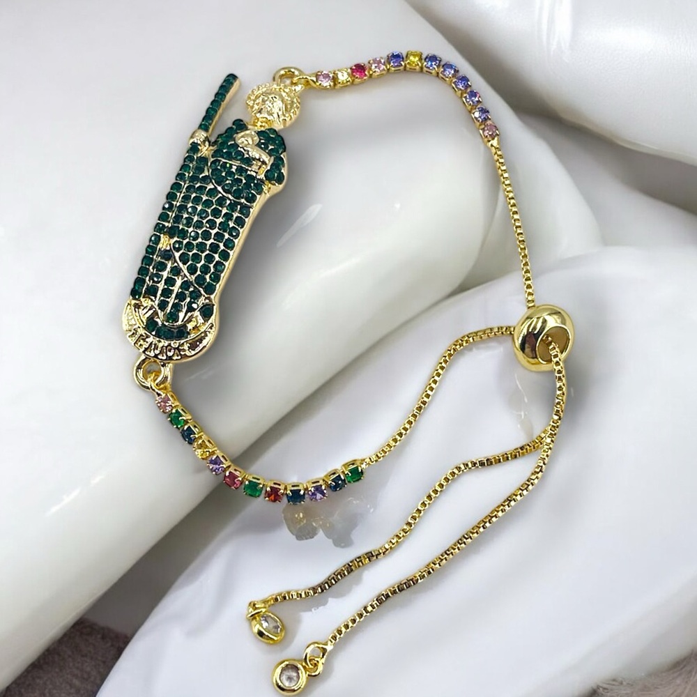 St. Jude Adjustable Bracelet Gold Plated 14k